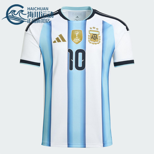 Adidas/阿迪达斯正品阿根廷男士针织修身圆领足球运动T恤KA8117