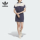 Adidas 26夏三叶草女士休闲透气简约连衣裙JP1436 阿迪达斯正品