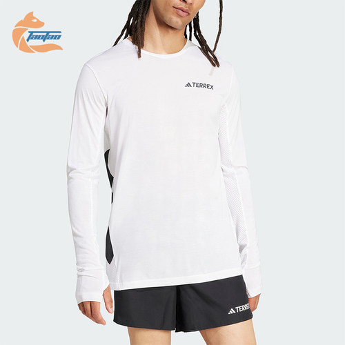 Adidas/阿迪达斯正品XPR LS TEE男士圆领户外跑步徒步长袖JN8124