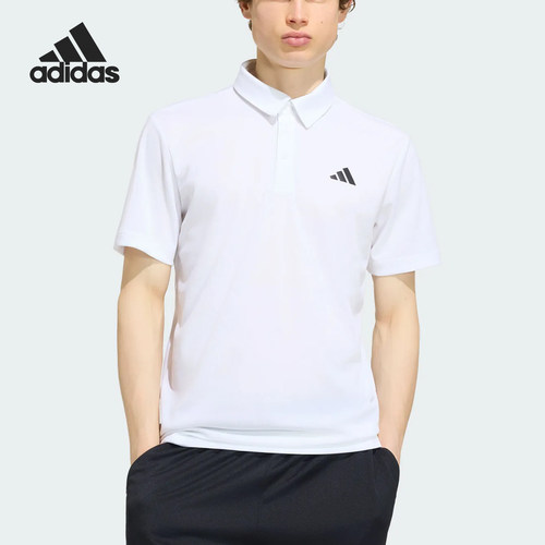 Adidas/阿迪达斯正品男士透气舒适经典运动休闲短袖POLO衫KF7468
