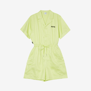 短裤 Puma 舒适短袖 26夏休闲女吸湿透气连体裤 运动连衣裙 彪马正品