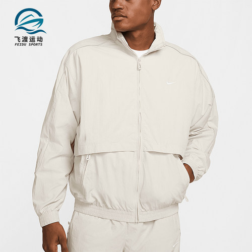 Nike/耐克正品2025新款男士梭织立领拉链经典夹克外套FB8622-072