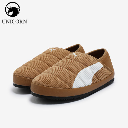 Puma/彪马正品TUFF PADDED男女低帮灯芯绒休闲居家拖鞋402172-02