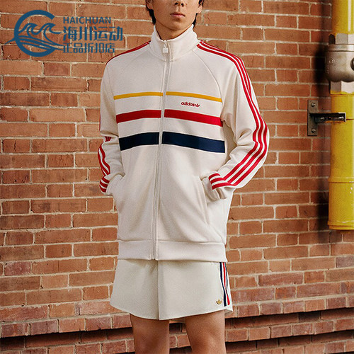 阿迪达斯男士运动休闲宽松外套