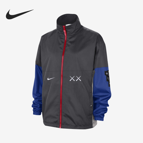 Nike/耐克正品新款男士时尚拼接宽松梭织运动外套FB4398-018