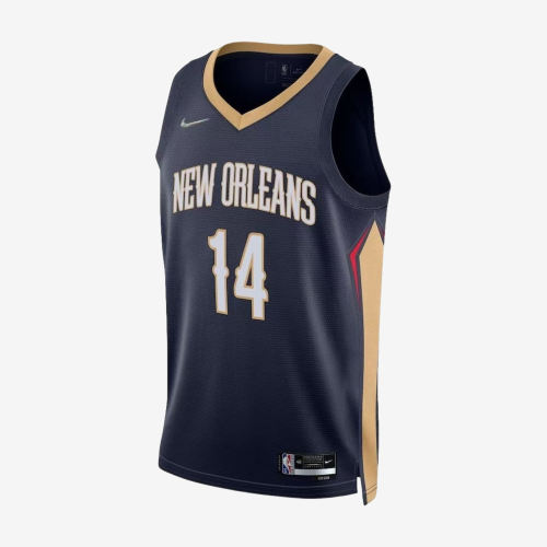 Nike耐克正品NBA联名款Pelicans男套头舒适无袖背心DB3581-420