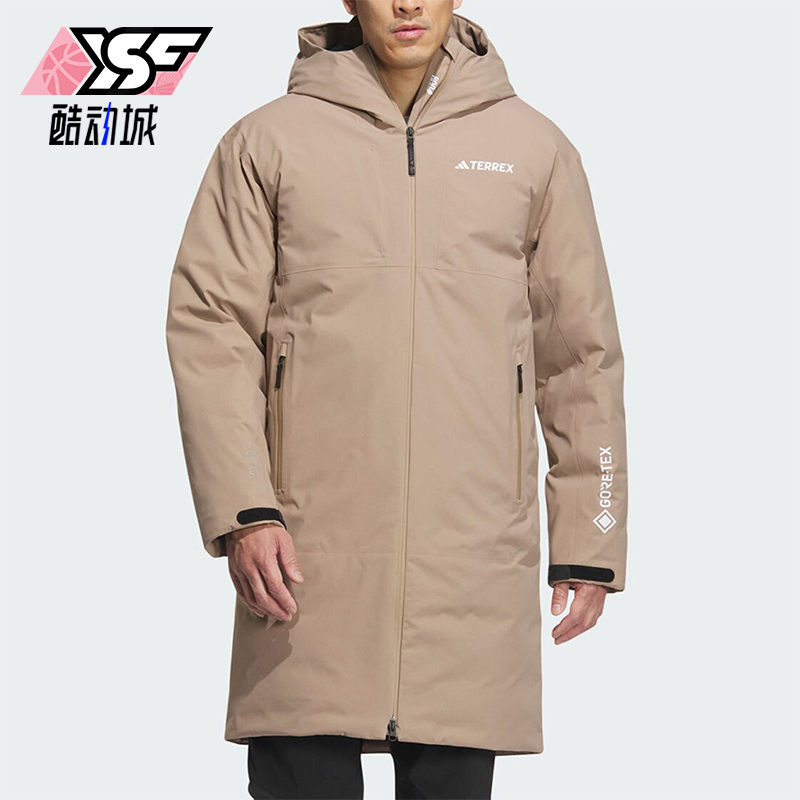 阿迪达斯男士防水透湿鹅绒服