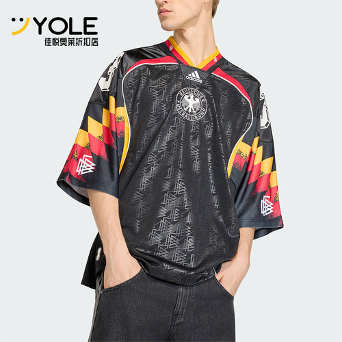 Adidas/阿迪达斯正品三叶草男士运动针织休闲球衣短袖T恤KD5980