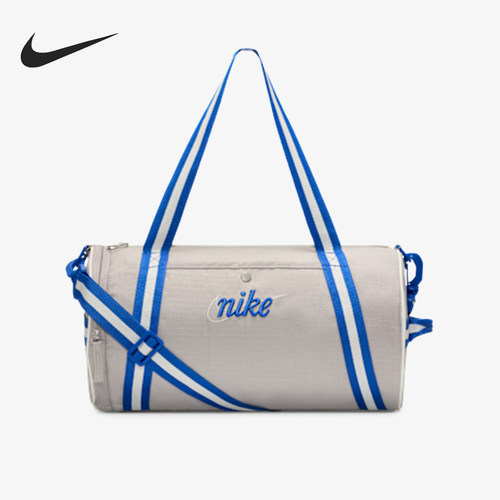 Nike/耐克正品2025新款男女同款拉链刺绣行李包DR6261-009