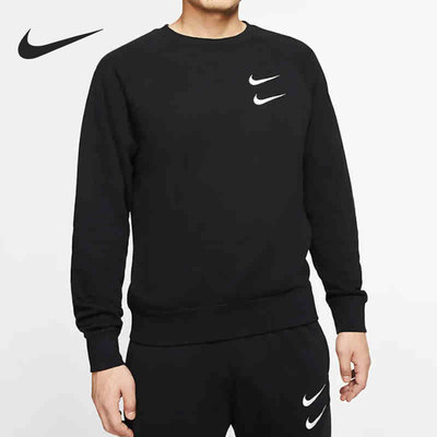 Nike/耐克正品冬季双钩加绒保暖运动休闲圆领卫衣套头衫 DD5079