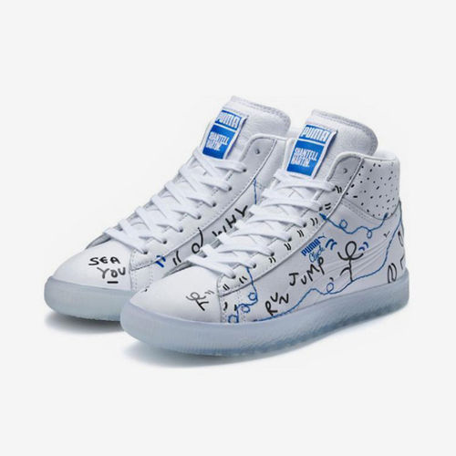 PUMA彪马正品Clyde Mid SM男女同款中帮潮流穿搭板鞋365897-01
