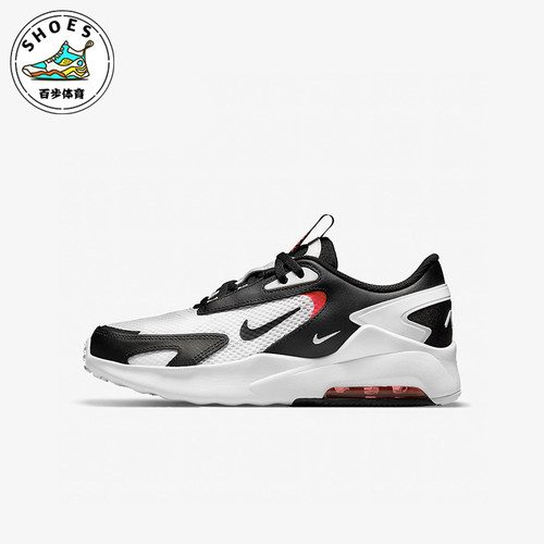 Nike/耐克正品AirMaxGS新款女白黑色休闲运动鞋CW1626-100