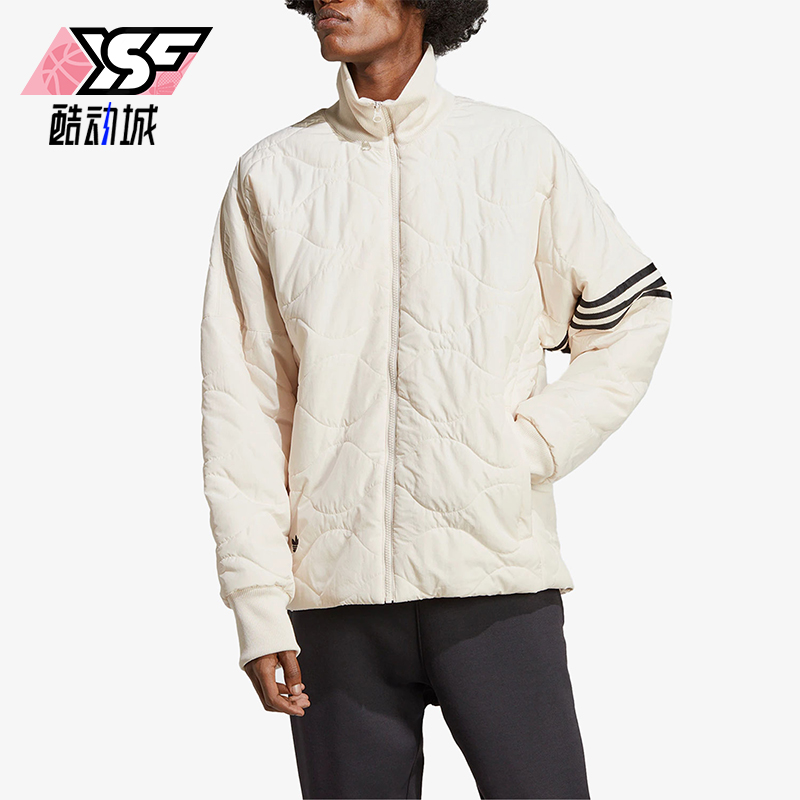 阿迪达斯男士休闲保暖棉服