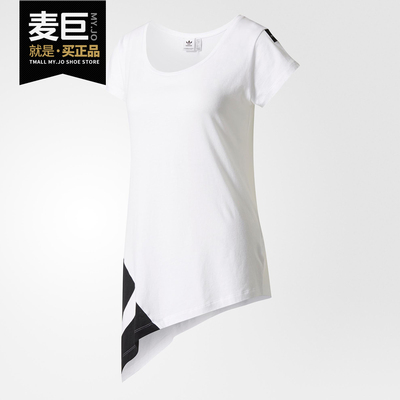 Adidas/阿迪达斯正品 三叶草当季女子运动休闲短袖T恤 BP9300