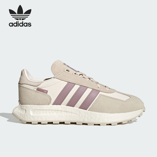 JQ0008 三叶草女士运动低帮系带休闲鞋 Adidas 阿迪达斯正品