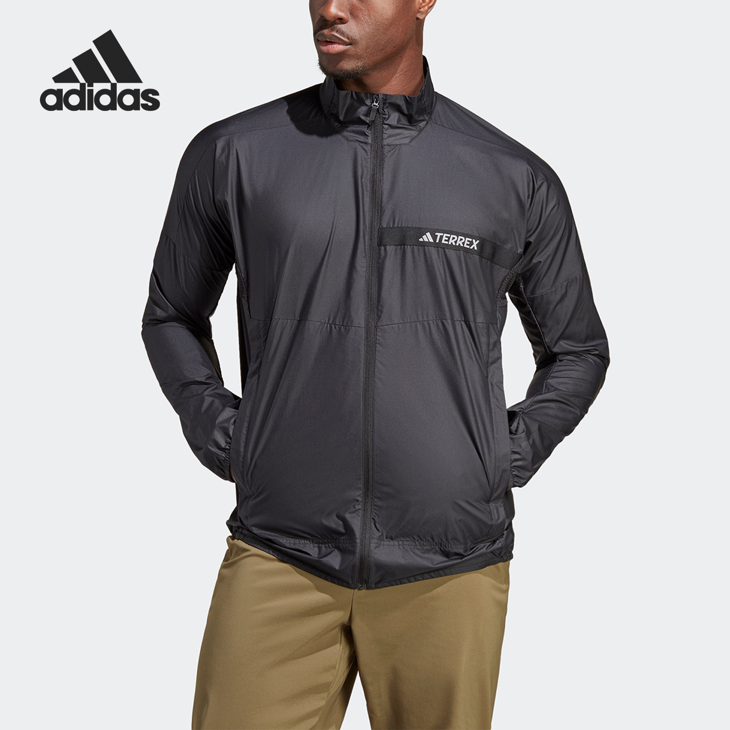 Adidas/阿迪达斯正品2023春季新款男子休闲运动夹克HM4031