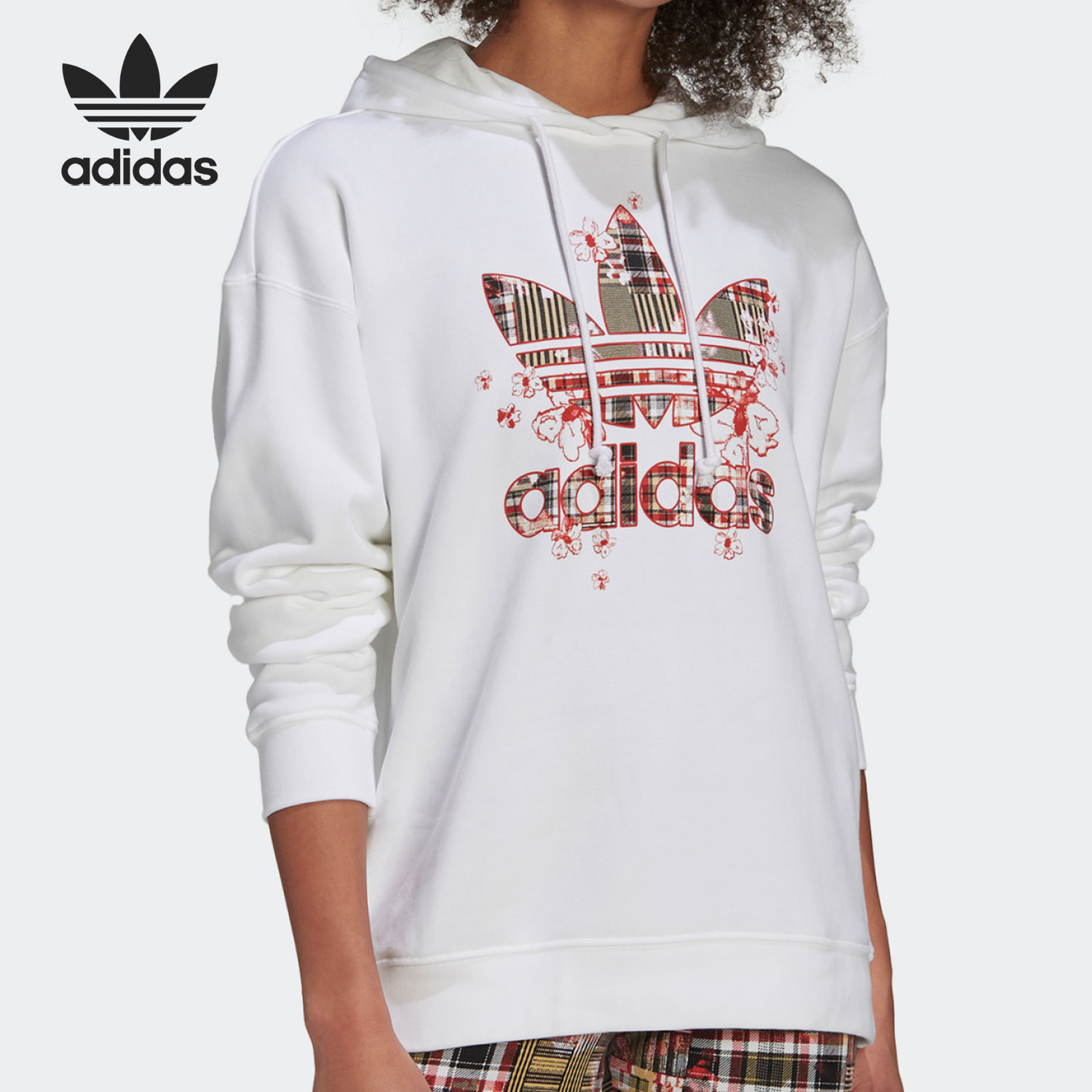 阿迪达斯正品女士运动卫衣