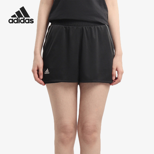 女休闲针织松紧腰运动训练短裤 26夏季 DU0972 阿迪达斯正品 Adidas