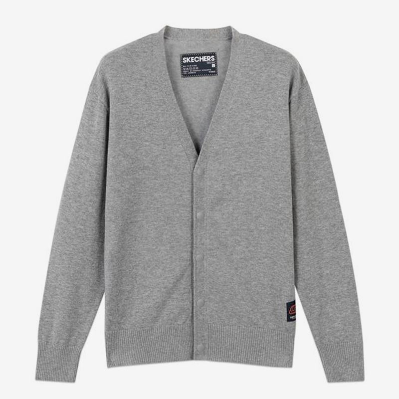 Skechers/斯凯奇正品当季新款儿童休闲时尚针织开衫外套