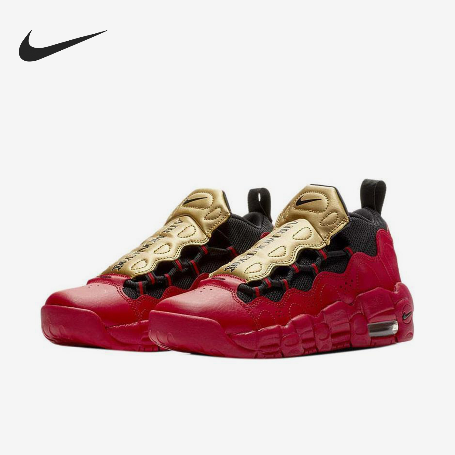 Nike/耐克正品四季款GS女子大童气垫经典缓震篮球鞋AH5215-600