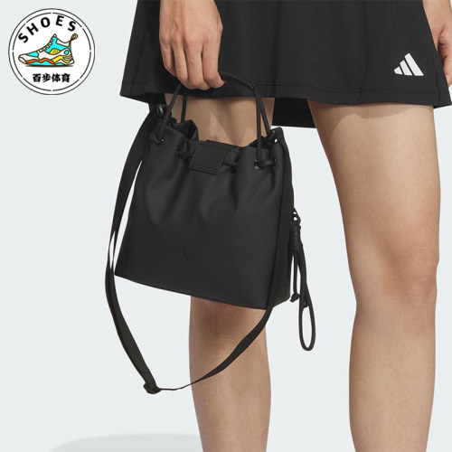 Adidas/阿迪达斯正品2025新款女士经典双提手运动斜挎包JM5011