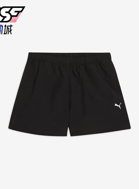 Puma/彪马正品夏季女士宽松经典干爽透气运动休闲短裤631918-01