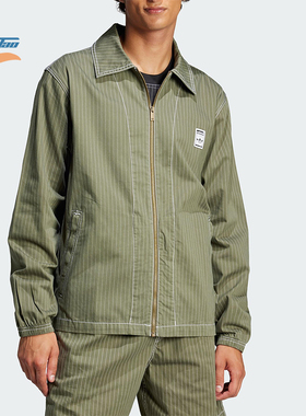 Adidas/阿迪达斯正品三叶草男士时尚运动翻领夹克外套JP4484