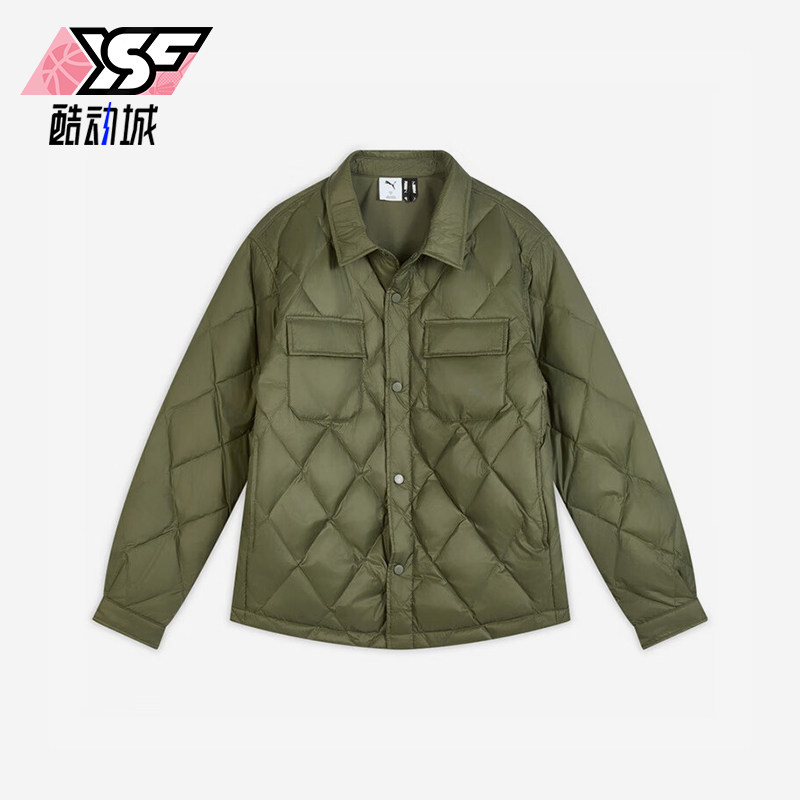 Puma/彪马正品WINTERIZED男士运动保暖轻薄翻领羽绒服635761-81