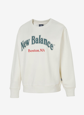 New Balance/NB正品新款女子经典休闲圆领卫衣套头衫AWT44313-CIC