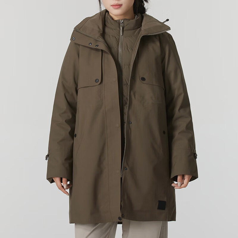 Jack wolfskin/狼爪正品新款女士羽绒三合一夹克5123121-5719