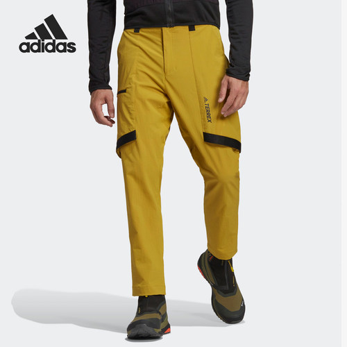 Adidas/阿迪达斯正品TERREX男士户外运动透气直筒长裤HH9237