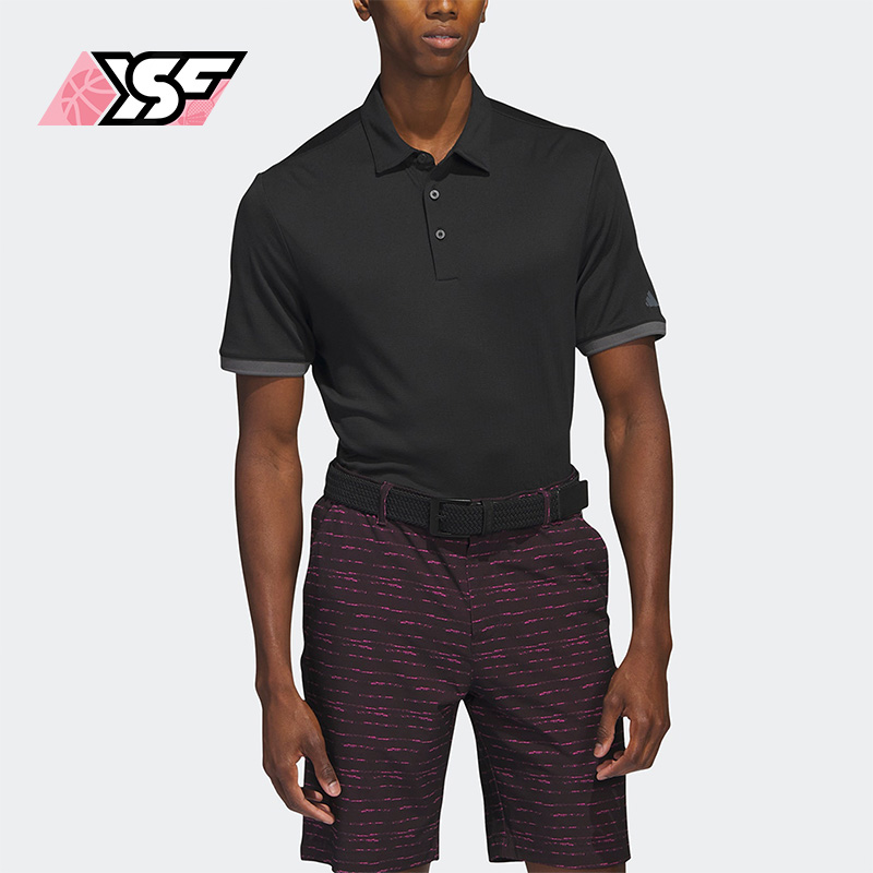 Adidas/阿迪达斯正品2023男子高尔夫运动短袖POLO衫IA4762