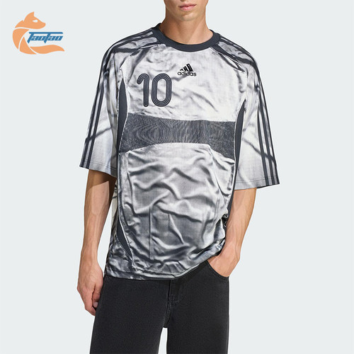 Adidas/阿迪达斯正品ADILENIUM男士透气圆领宽松耐穿短袖KF8523