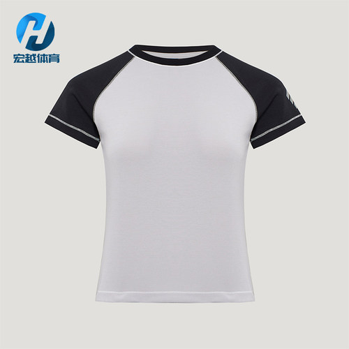 Adidas/阿迪达斯正品夏季女士圆领针织休闲经典日常透气T恤KZ5450