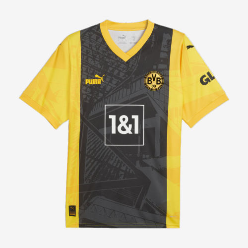 PUMA彪马正品BVB男款足球训练套头球迷穿搭短袖T恤777069-01