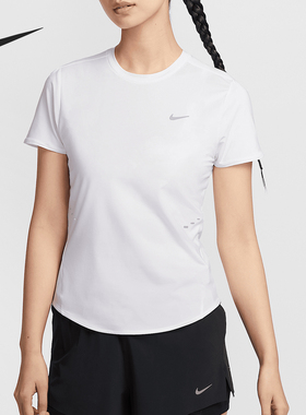 Nike/耐克正品26夏女士短款透气跑步经典训练短袖HM9699-100