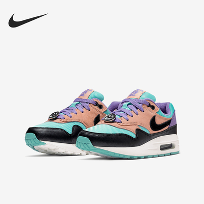 Nike/耐克正品AIR MAX GS女子大童气垫拼接跑步鞋AT8131-001