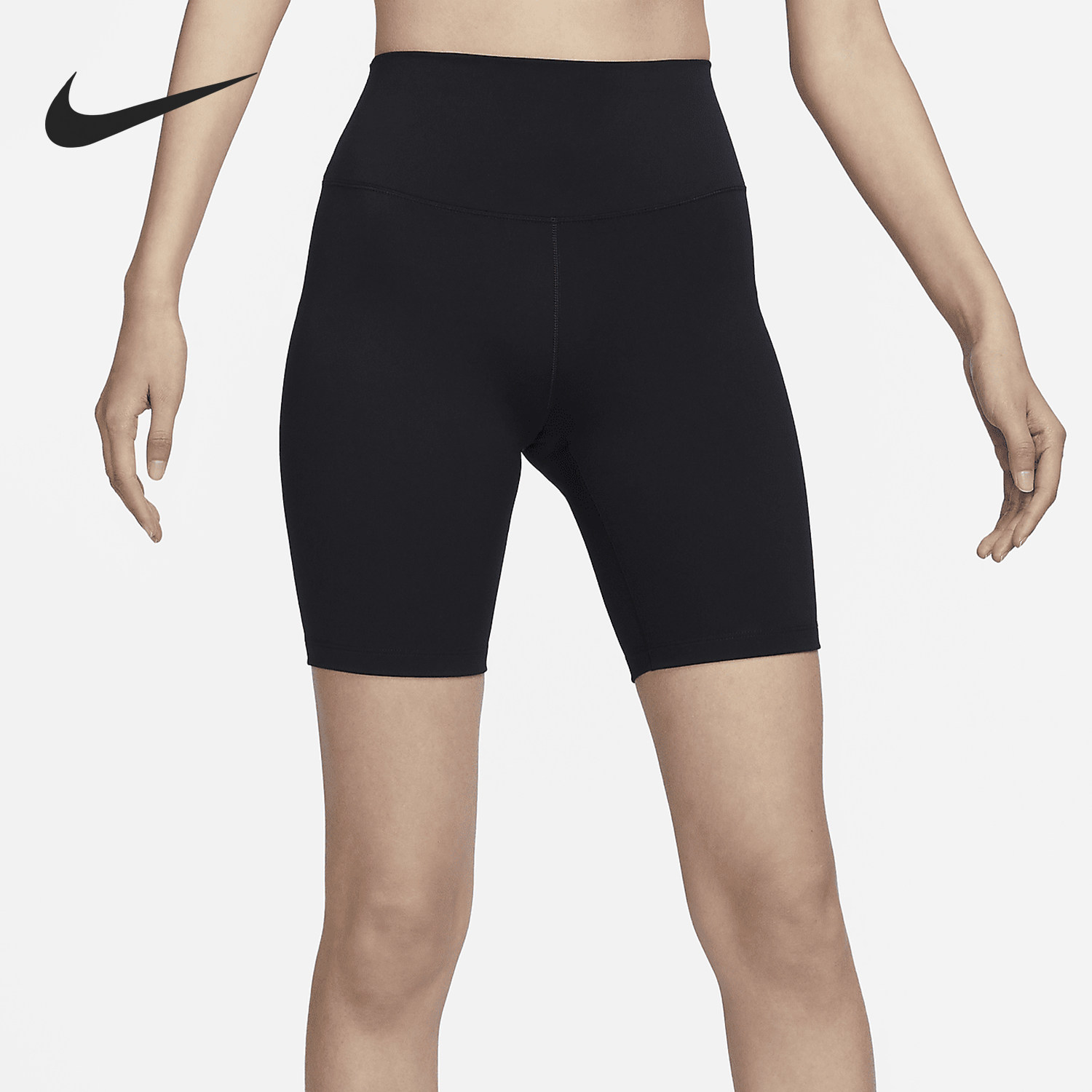 Nike/耐克正品2024夏季新款One女士高腰骑行短裤FN3207-010