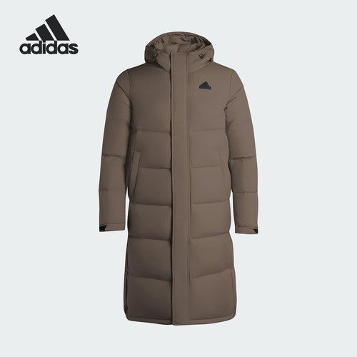 Adidas/阿迪达斯正品LONG DOWN JACKET2男女保暖长款羽绒服KF6743