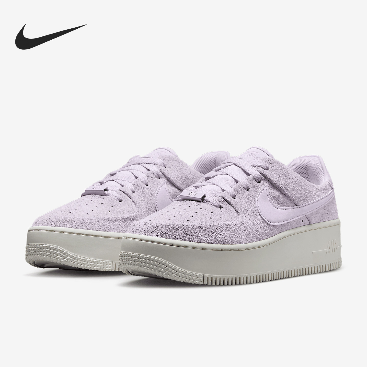 Nike/耐克正品Air Force 1 女士轻便厚底经典低帮板鞋AR5339-501