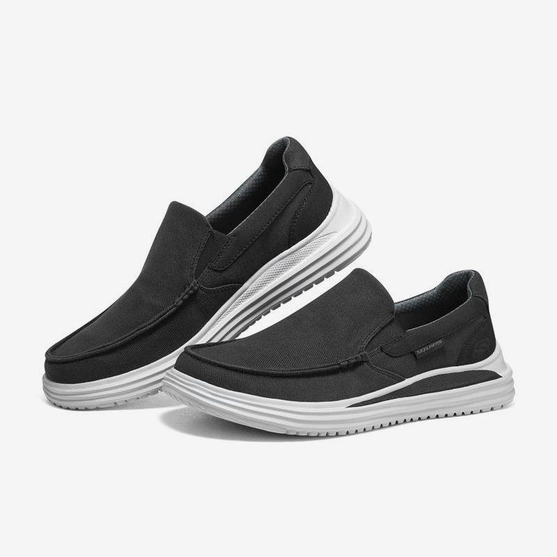 Skechers/斯凯奇正品PROVEN新款男子运动一脚蹬轻便休闲鞋