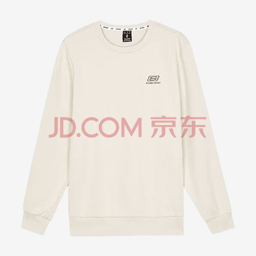 Skechers斯凯奇正品男女圆领厚款运动卫衣/套头衫L424U170-0046