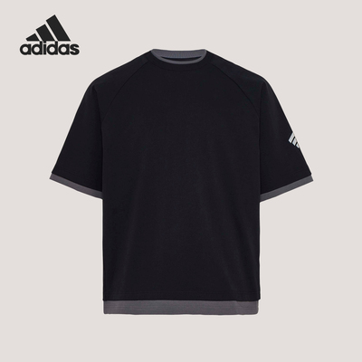 Adidas/阿迪达斯正品FOS M TEE SS男士经典宽松休闲针织T恤KY5597