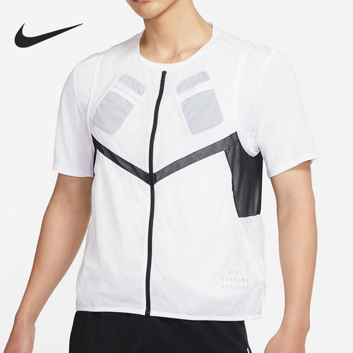 Nike/耐克正品男子舒适透气梭织休闲运动单马甲 DA1320-100