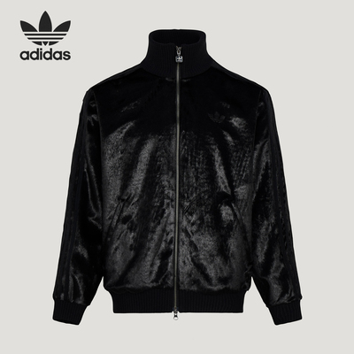 Adidas/阿迪达斯正品三叶草男女简约经典保暖复古宽松夹克KU9406
