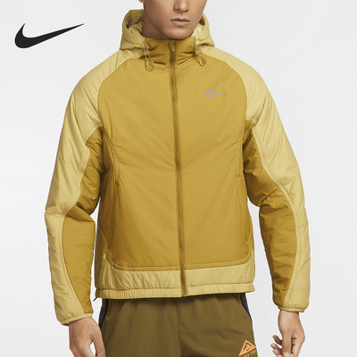 Nike/耐克正品新款男士越野跑步拼接保暖跑步棉服FZ0004-716