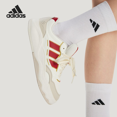 Adidas/阿迪达斯正品LITE SHUFFLE男女日常低帮系带休闲鞋KH9021