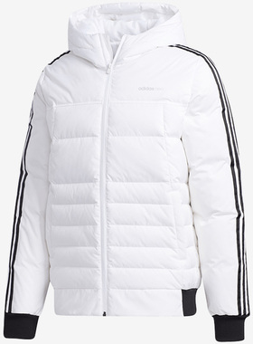 Adidas/阿迪达斯正品NEO男子休闲运动连帽保暖羽绒服GJ8864