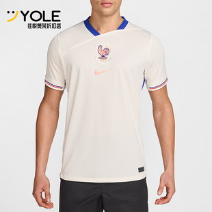 Nike/耐克正品 Dri-FIT男士图案足球训练经典运动短袖FZ9023-110