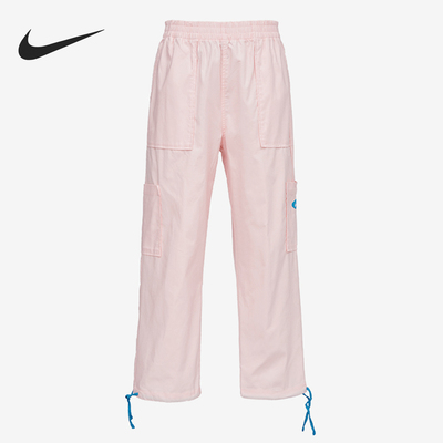 Nike/耐克正品梭织轻薄透气宽松直筒工装经典运动长裤DM6570-610